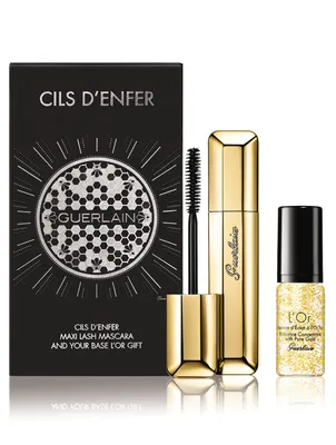 Cils D’Enfer Maxi Lash Mascara And Your Base L'Or Gift Set