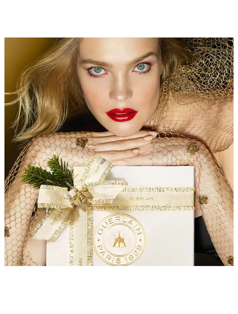 Rouge G Gold Bee Sequins Satin Lipstick & Case - Prestige Limited Edition