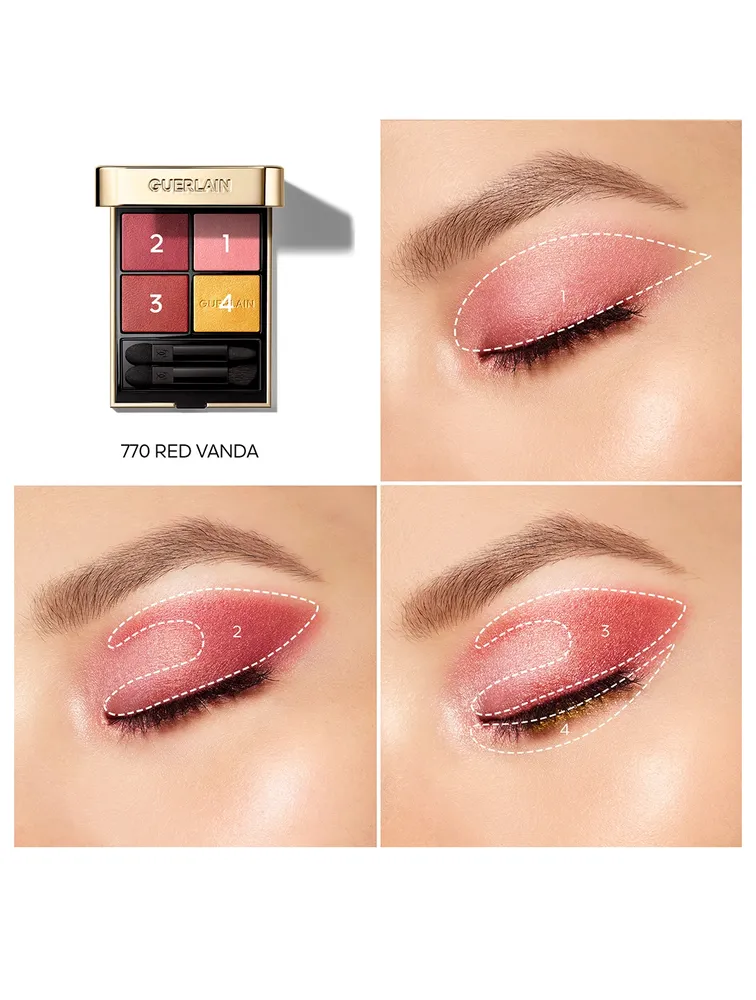 Ombres G Red Orchid Eyeshadow Quad - Limited Edition