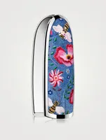 Rouge G Floral Denim Refillable Lipstick Case - Limited Edition