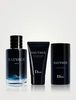 Sauvage Gift Set - Parfum, After-Shave Balm & Deodorant Stick