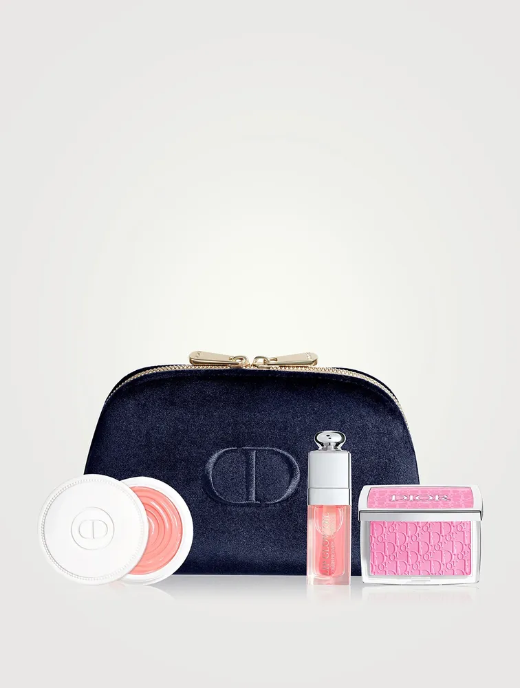 The Dior Natural Glow Ritual Lip Oil, Blush and Nail Cream Set - Limited Edition