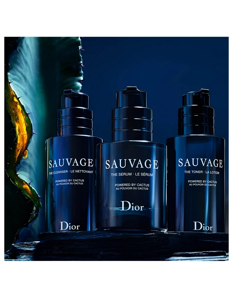 Sauvage Toner Lotion Energizing And Soothing Facial Toner Lotion With Cactus Extract