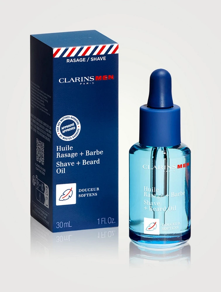 ClarinsMen Shave + Beard Oil