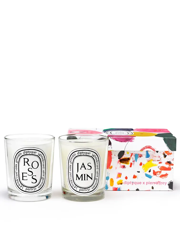 Roses & Jasmine Candle Duo - Pierre Frey Edition