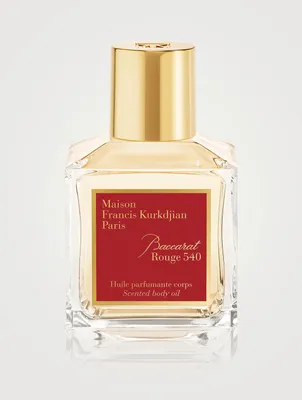 Baccarat Rouge 540 Scented Body Oil