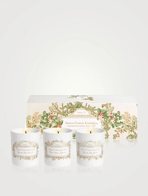 Trio Of Scented Candles