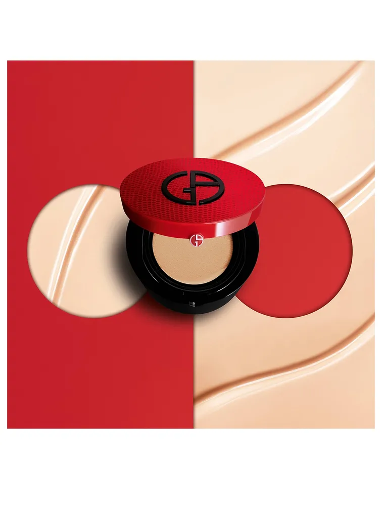 My Armani-To-Go Red Cushion Malachite Foundation Case