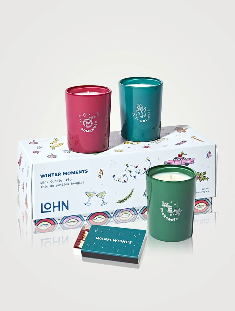 WINTER MOMENTS - Mini Candle Trio