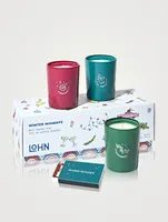 WINTER MOMENTS - Mini Candle Trio