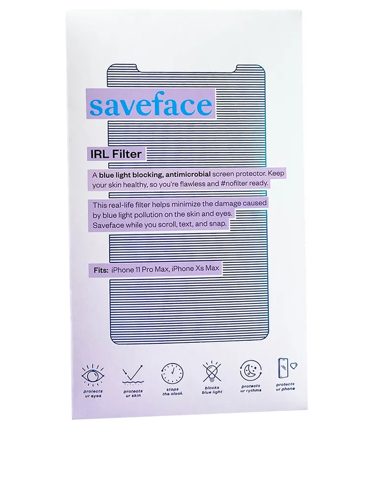 IRL Filter Blue Light Blocking, Antimicrobial Screen Protector - iPhone  11 Pro Max, X