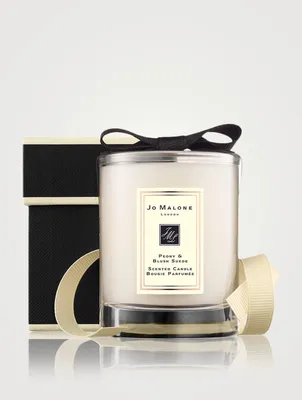Peony & Blush Suede Travel Candle