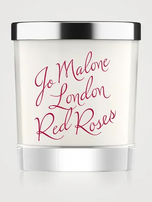 Red Roses Home Candle