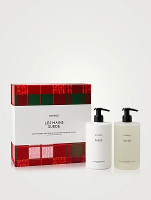 Les Mains Suede Hand Wash And Hand Lotion Gift Set ($196 Value)
