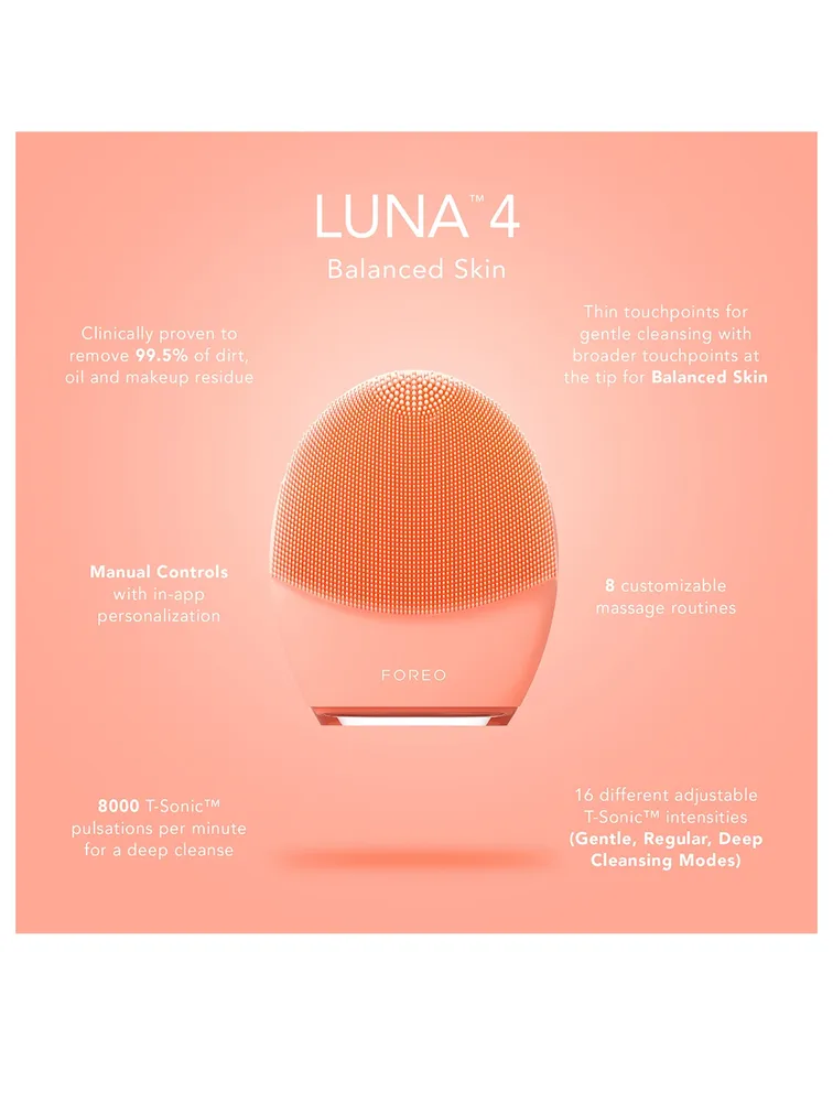 LUNA™ 4 Facial Cleansing & Firming Massage for Balanced Skin 