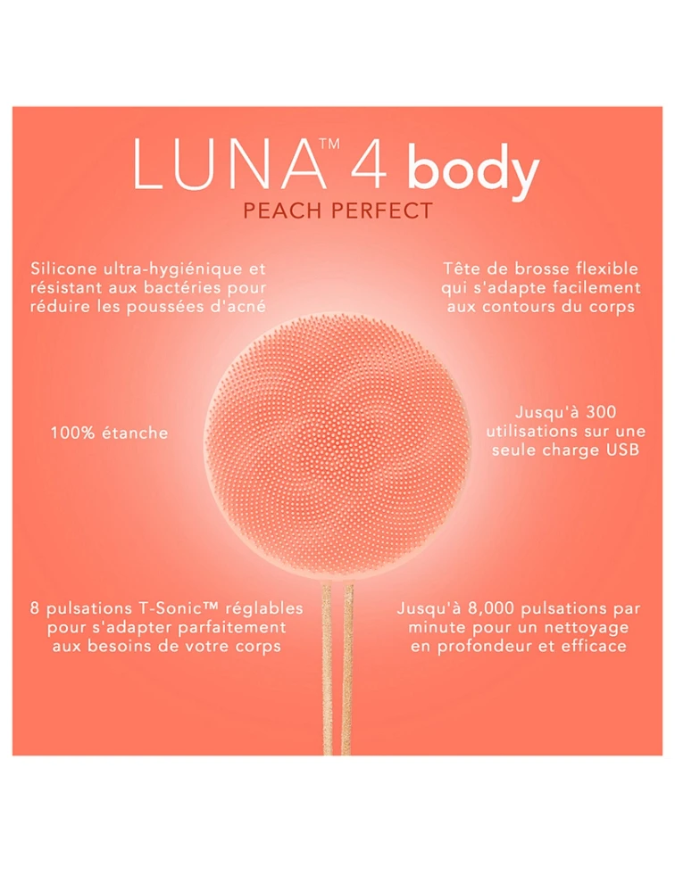 Luna 4 Body Brush - Peach Perfect