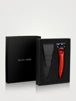 X1 Cooper Red Razor And Case