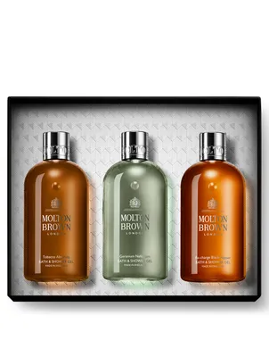 Woody & Citrus Body Wash Trio Gift Set