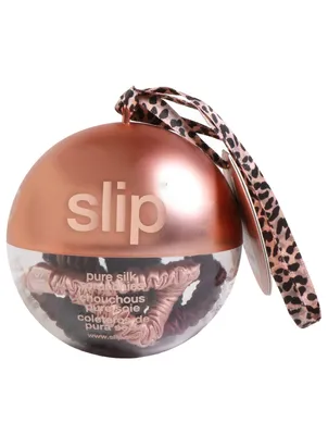 Slip® Pure Silk Skinny Scrunchies - Holiday Bauble 2020