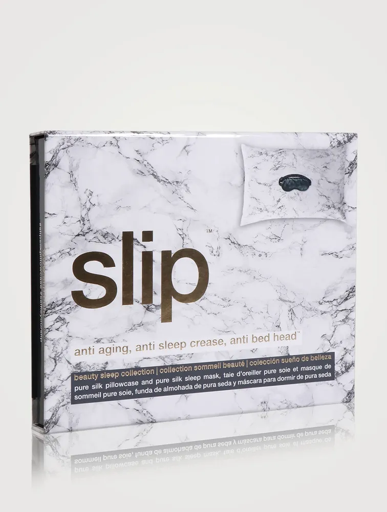 Slip® Charcoal & Marble Beauty Sleep Collection Gift Set