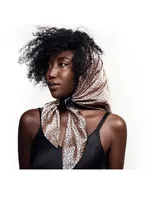 Slip® Pure Silk Leopard Hair Wrap