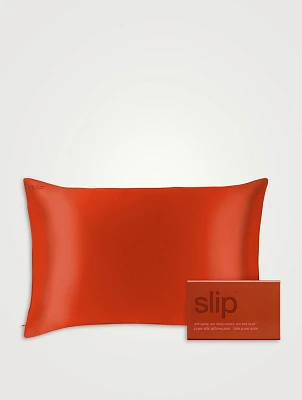 Pure Silk Queen Pillowcase - Poppy