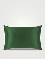 Pure Silk Queen Pillowcase - Moss Green
