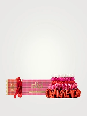 Slip® Pure Silk Assorted Scrunchie Cracker - Scarlet ($60 Value)