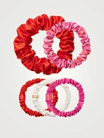 Slip® Pure Silk Assorted Scrunchie Cracker - Scarlet ($60 Value)