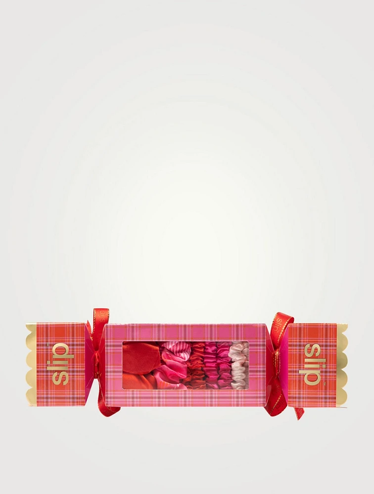 Slip® Pure Silk Assorted Scrunchie Cracker - Scarlet ($60 Value)