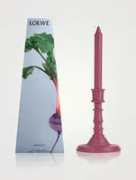 Beetroot Wax Candleholder