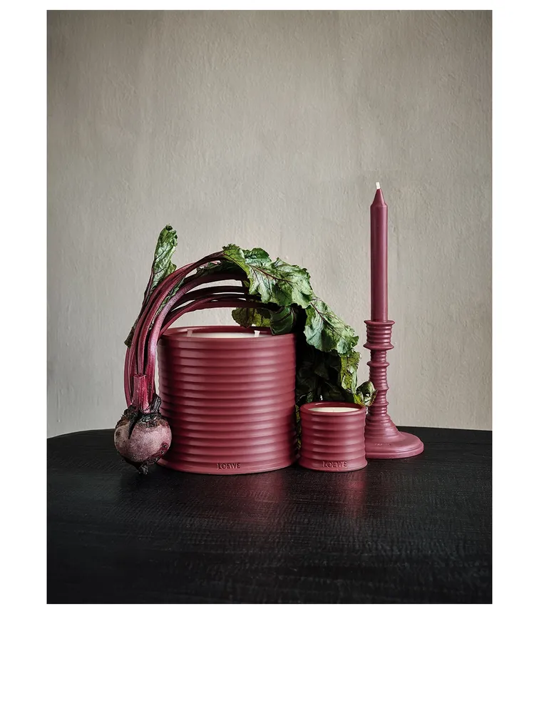 Beetroot Wax Candleholder