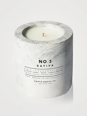No. 3 Sativa Concrete Candle