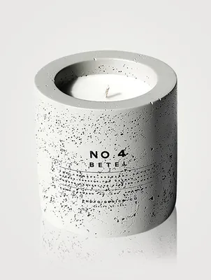 No. 4 Betel Concrete Candle