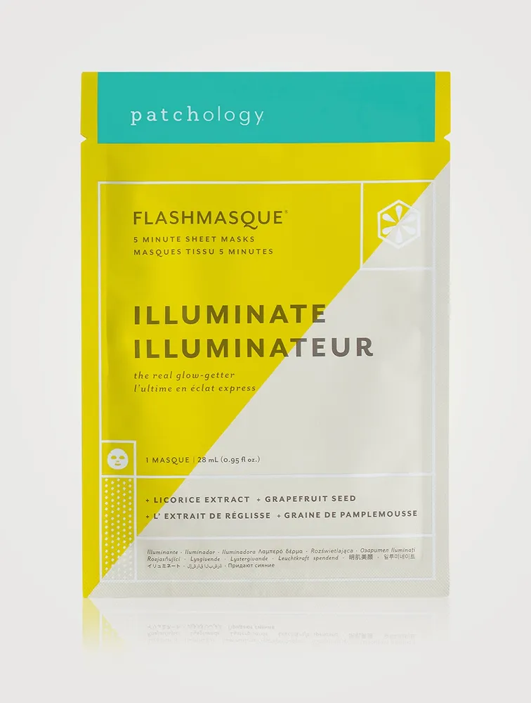 FlashMasque® Illuminate 5 Minute Sheet Masks