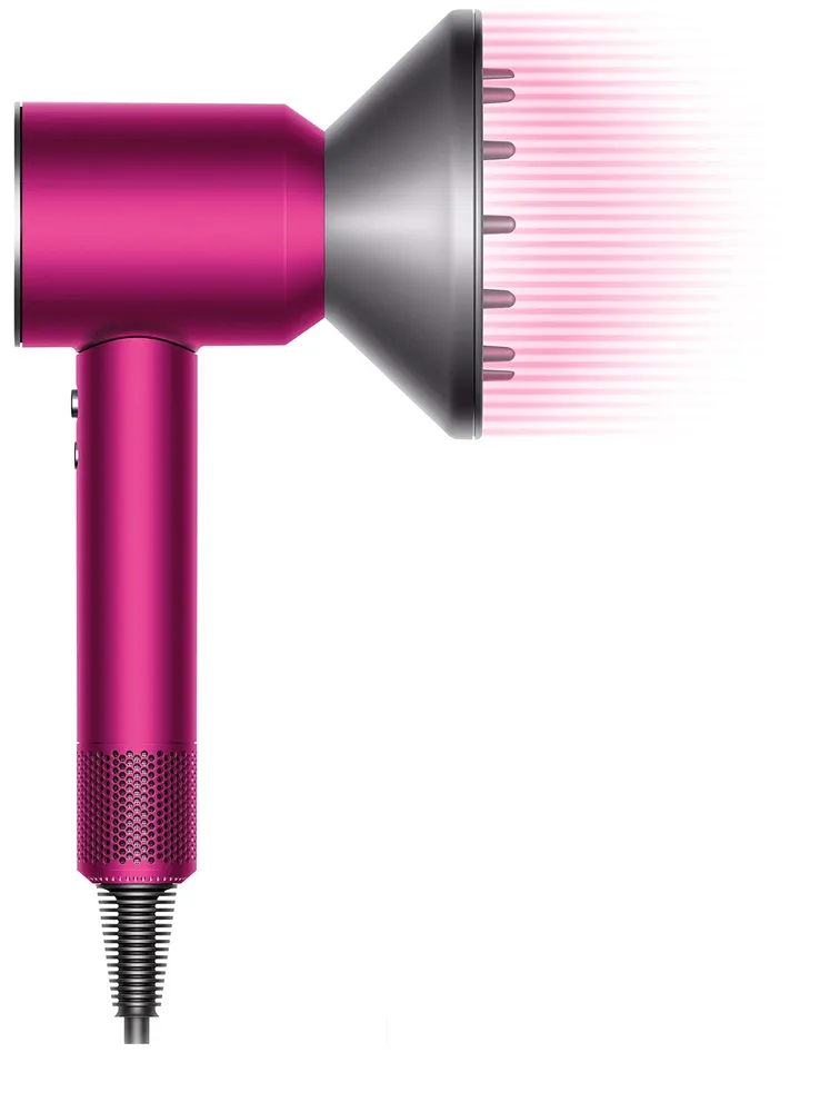 Mother's Day Edition Dyson Fuchsia/Nickel Supersonic™ With Styling Set