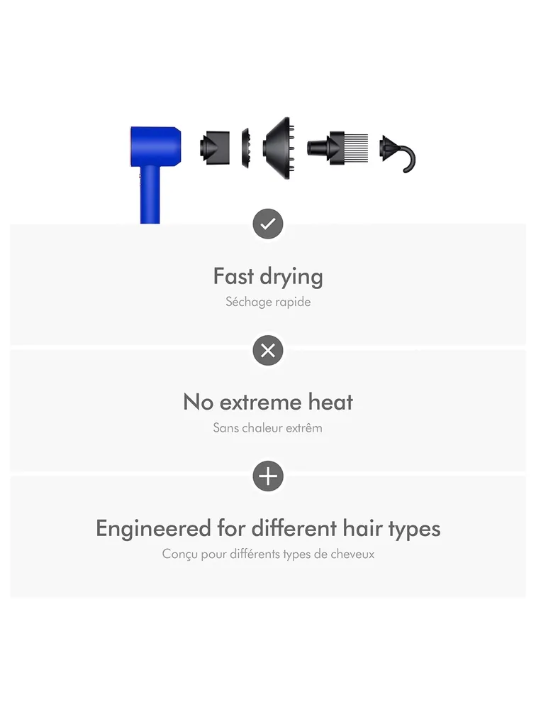 Dyson Supersonic™ Hair Dryer Gift Set in Ultra Blue/Blush Special Edition