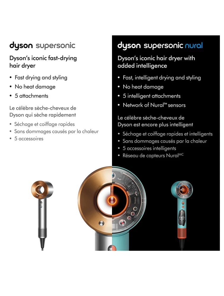 Dyson Supersonic Nural™ Hair Dryer with Intelligent Sensor - Ceramic Patina/Topaz