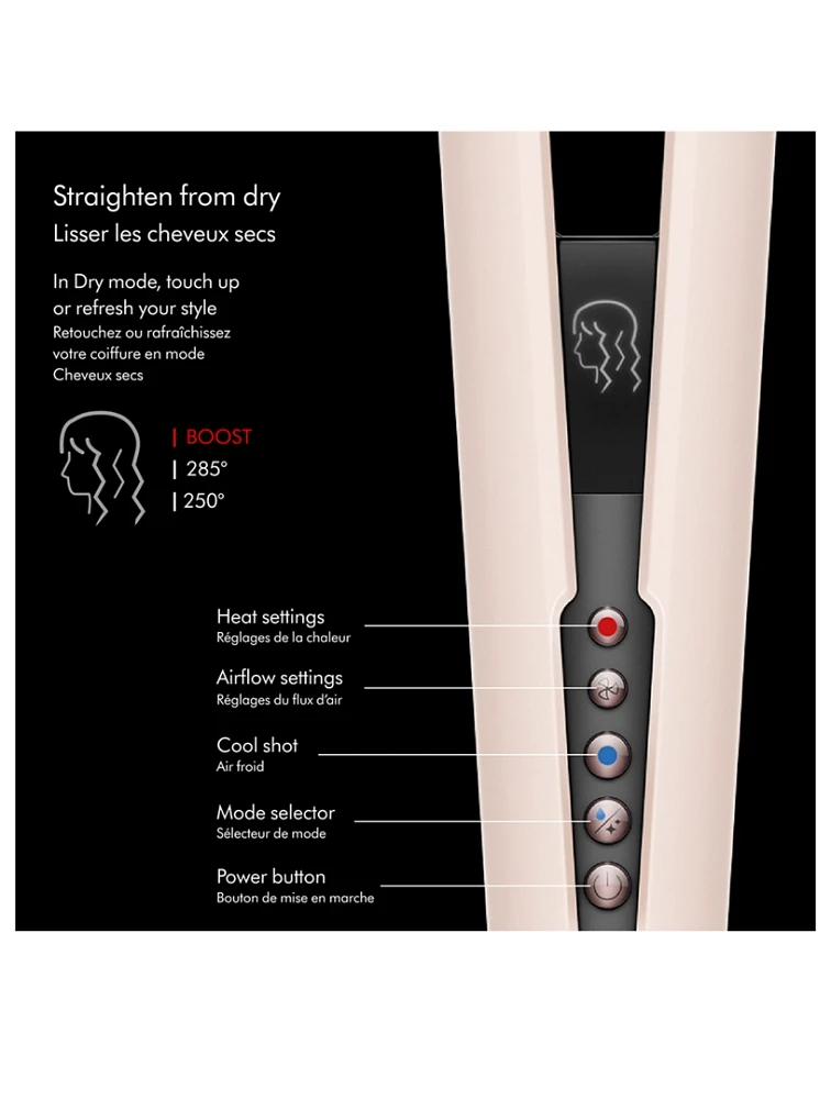 Dyson Airstrait™ Straightener In Ceramic Pink/Rose Gold Limited Edition
