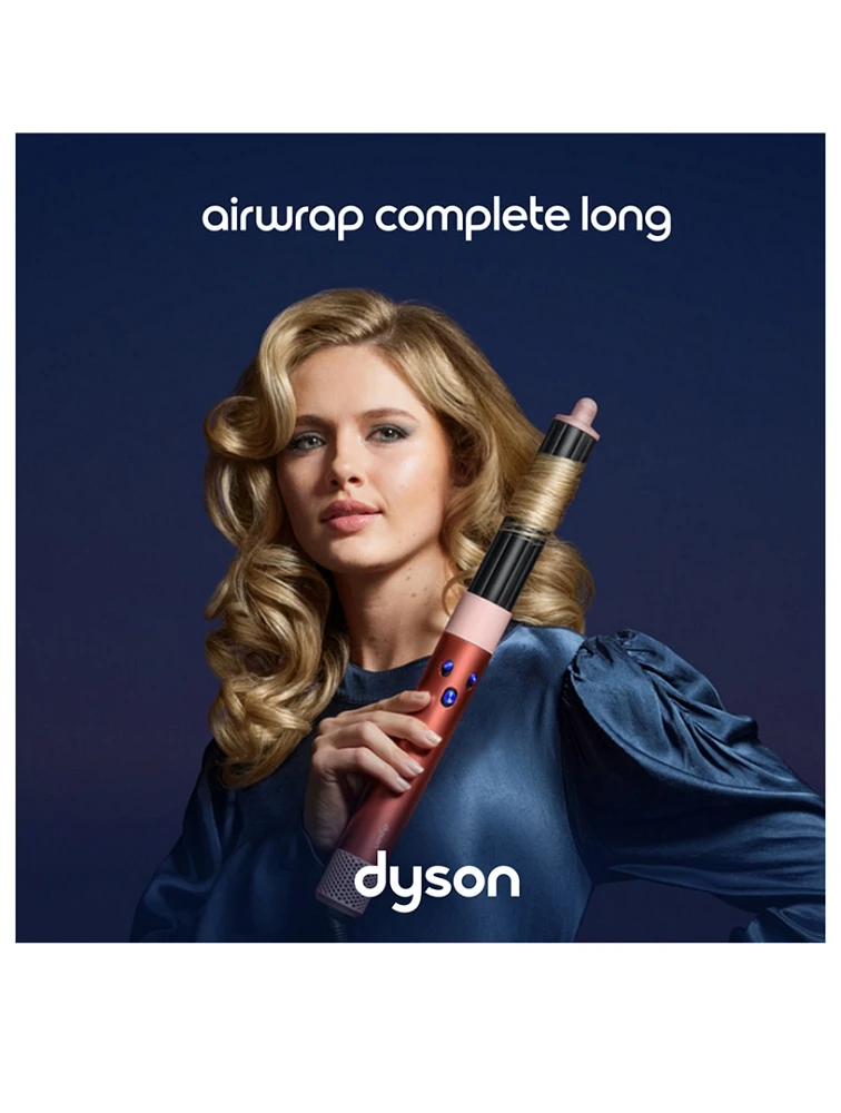 Airwrap Multi-Styler And Dryer Complete Long Diffuse For Curly And Coily Hair - Strawberry Bronze/Blush Pink Special Edition