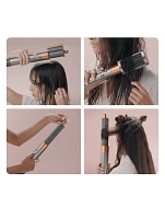 Airwrap Multi-Styler And Dryer Complete Long Diffuse For Curly And Coily Hair - Strawberry Bronze/Blush Pink Special Edition