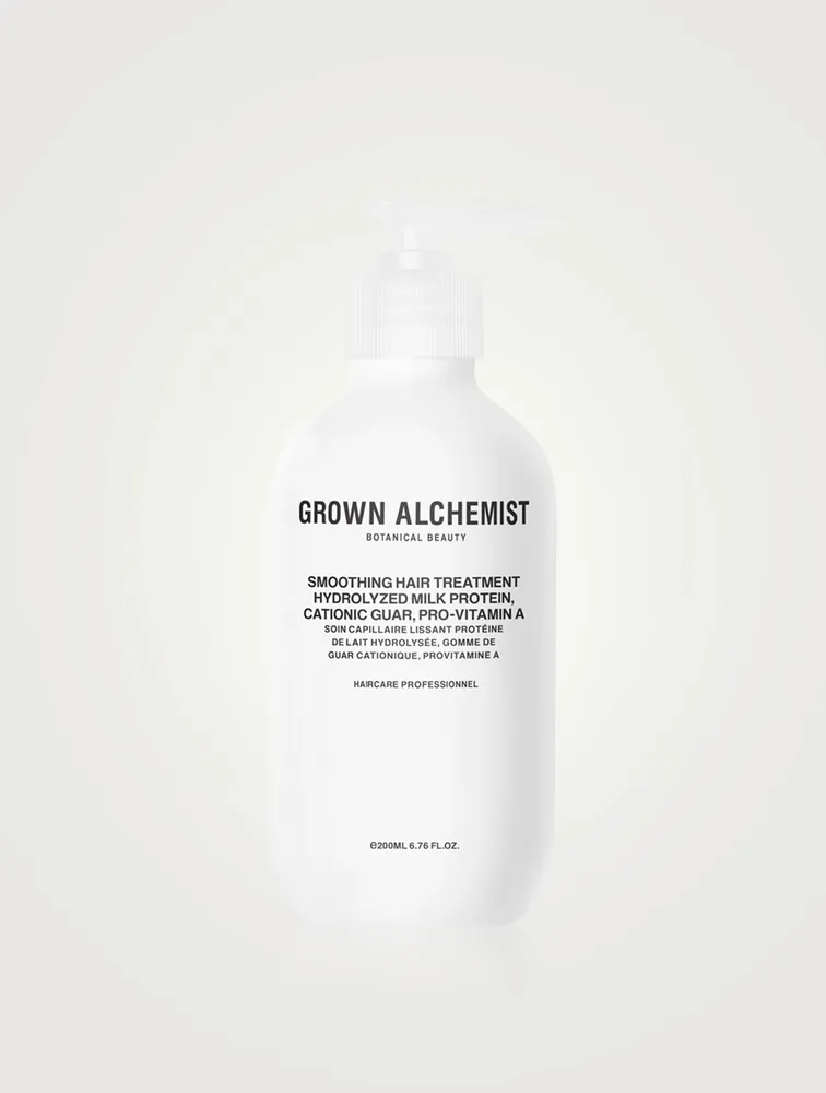 Smoothing Hair Treatment: Hydrolyzed Milk Protein, Cationic Guar, Pro-Vitamin A