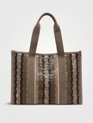 Embroidery Shopper Bag