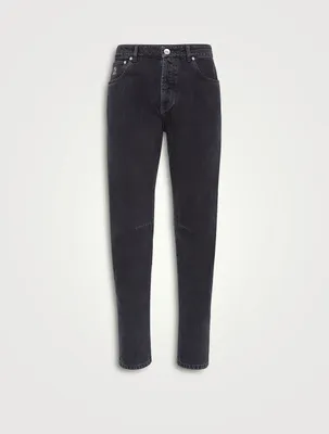 Denim Leisure Fit Trousers