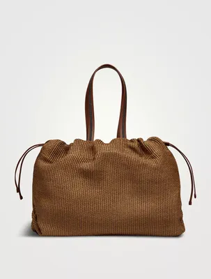 Raffia Shopper Bag