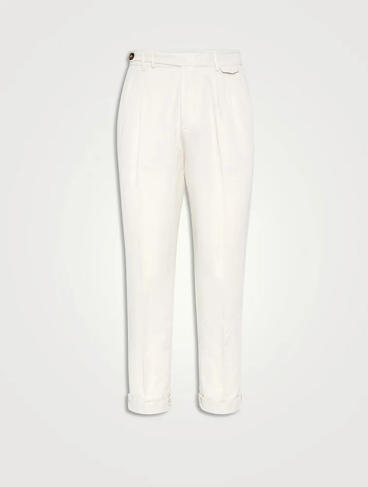 Linen And Cotton Trousers