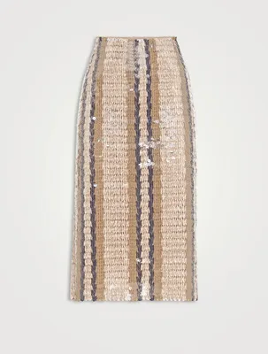 Jute And Cotton Skirt