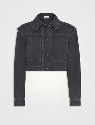 Cropped Outerwear Jacket