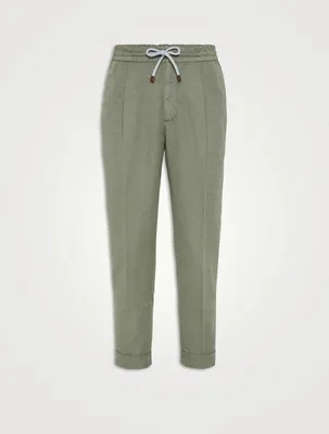 Garment-dyed Trousers