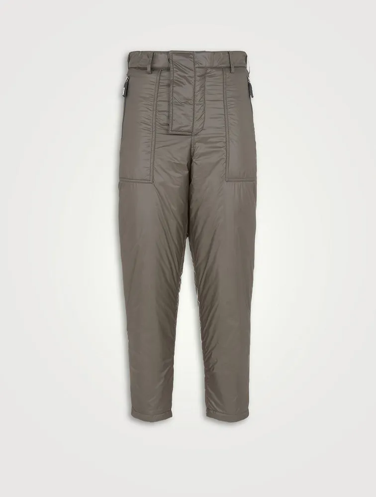 Padded Nylon Trousers